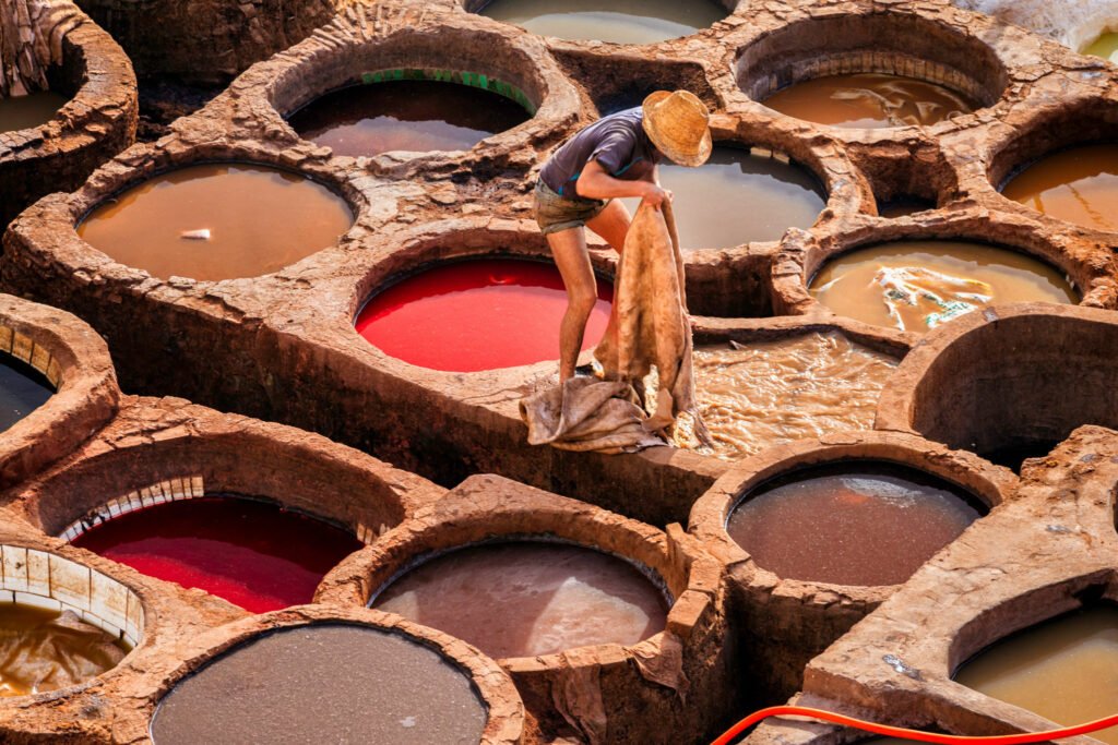 Moroccan Leather treatments Fez
